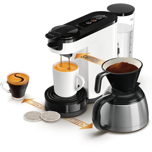 Philips Switch 3in1 HD6594/02 Pude- og filterkaffemaskine