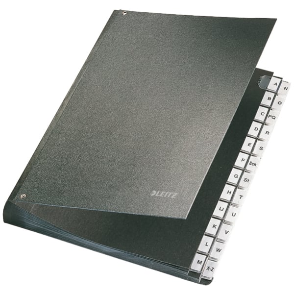 Leitz 58240095 opdeler til bog Sort Pap A4