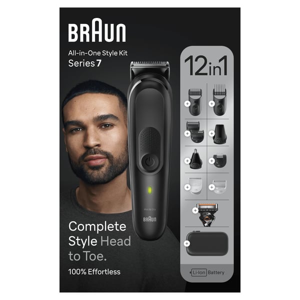 Braun MGK7460 Svart Litium-Ion (Li-Ion)