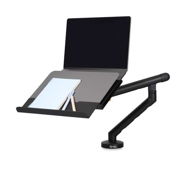 BakkerElkhuizen BE Universal Arm till bärbara datorer Svart, Mörkgrå 43,2 cm (17")