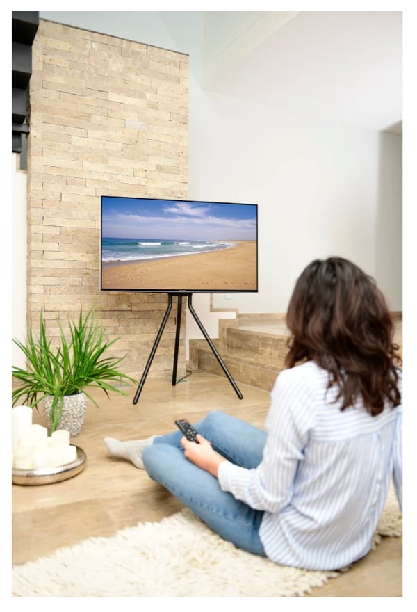 Hama 00220870 TV-kiinnike 190,5 cm (75") Musta