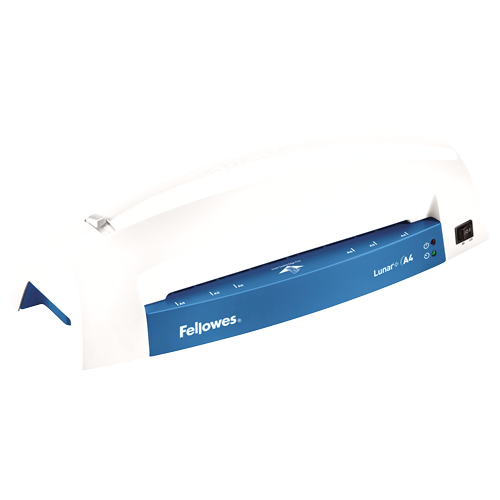 Fellowes 5742801 laminatapparat Lamineringsmaskin för kallaminering 300 mm/min Blå, Vit