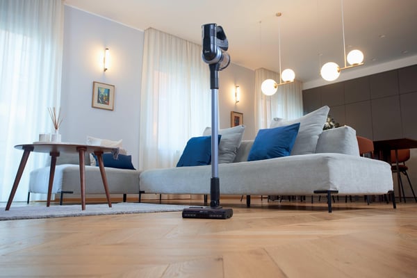 Hoover HF4P10H 011 Akku Kuiva Vaahto Pussiton Harmaa