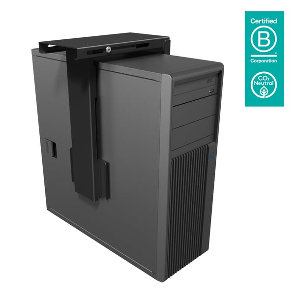 Dataflex Viewmate Skrivebordsmonteret CPU-holder Sort