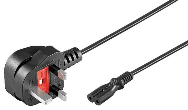 Microconnect PE090718 strömkablar Svart 1,8 m Strömkontakt typ G C7 coupler