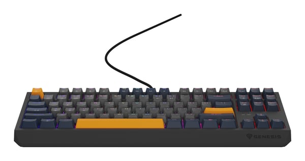 GENESIS Thor 230 TKL tastatur Spil USB QWERTY Engelsk Blå