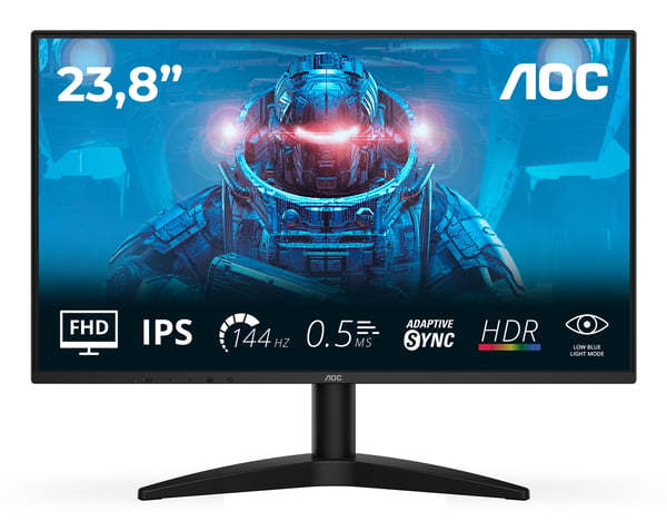 AOC B3 24B36X platta pc-skärmar 60,5 cm (23.8") 1920 x 1080 pixlar Full HD LED Svart