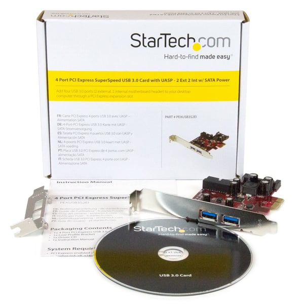 StarTech.com 4 Port USB 3.0 PCI Express-kort