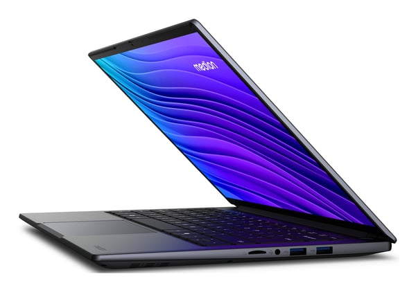 MEDION Avantum 14 E1e Intel® Celeron® N N4500 Kannettava tietokone 35,6 cm (14") Full HD 8 GB DDR4-SDRAM 128 GB Flash Wi-Fi 6 (802.11ax) Windows 11 Home Harmaa AZERTY