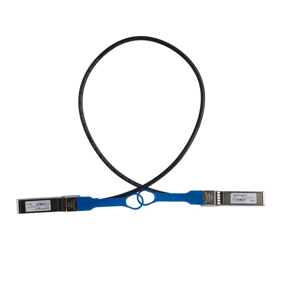 StarTech.com JD095CST InfiniBand og fiberoptisk kabel 0,7 m SFP+ Sort