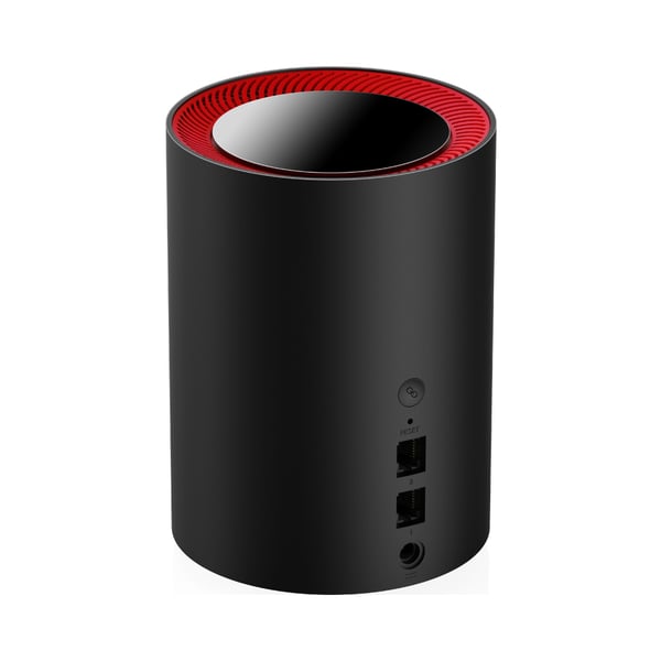Cudy M3000 2-Pack Dual-band (2,4 GHz / 5 GHz) Wi-Fi 6 (802.11ax) Sort, Rød 1 Intern
