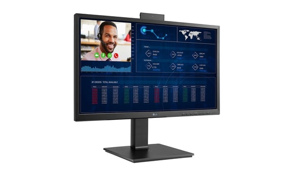 LG 24CN650I-6N Intel® Celeron® J4105 60,5 cm (23.8") 1920 x 1080 pixlar All-in-One thin client 16 GB eMMC Wi-Fi 5 (802.11ac) Svart