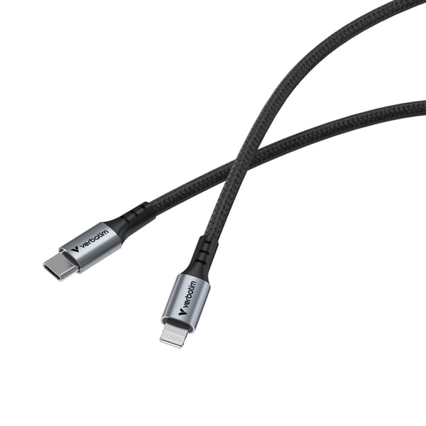 Verbatim 31844 belysningskabel 1,2 m Svart