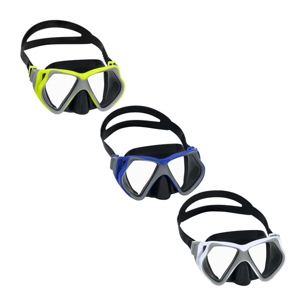 Bestway 22075 / 23 dykmasker Härdat glas Silikon Blandade färger Vuxen