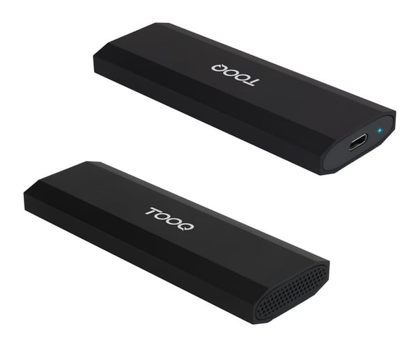 TooQ TQE-2231B tallennusaseman kotelo SSD-kotelo Musta M.2