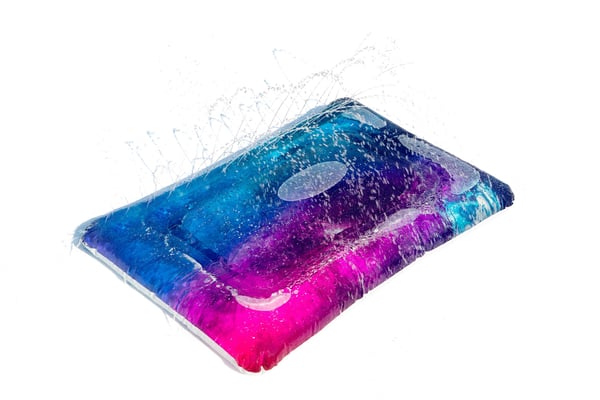 Galaktisk vandmåtte til børn 130x90cm BESTWAY + vandspray
