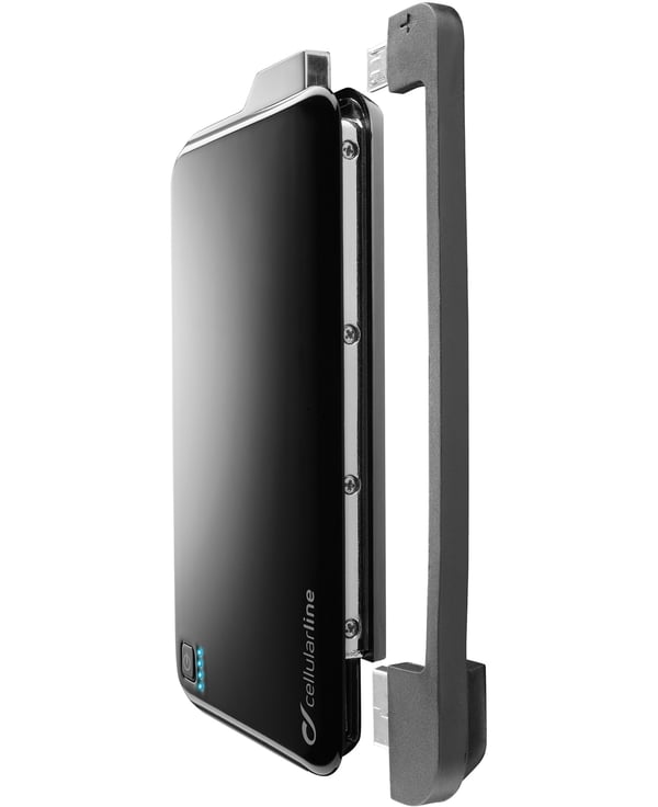 Cellularline FREEP5000MICROUSBK akku- ja paristolaturi Litium polymeeri (LiPo) 5000 mAh Musta