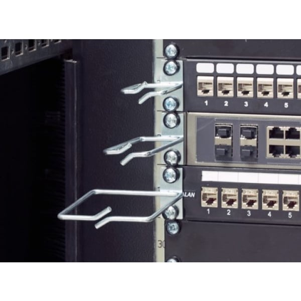 Techly I-CASE RING-SLIM88 tilbehør til rack Kabelring