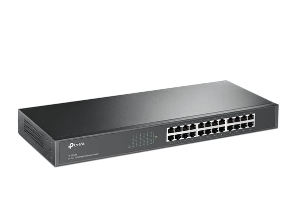 TP-Link TL-SF1024 Hallitsematon Fast Ethernet (10/100) 1U Harmaa