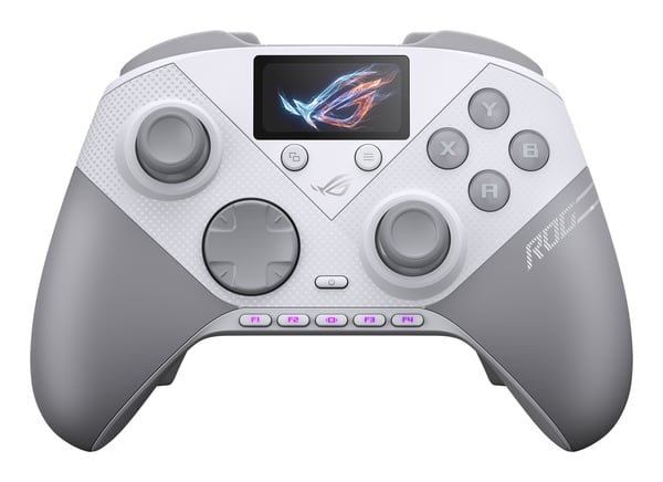 ASUS ROG Raikiri II Pro Vit Bluetooth/RF/USB Spelplatta Analog / Digital PC