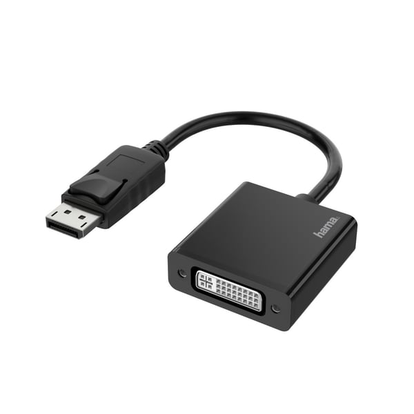 Hama 00200336 videokabeladapter DisplayPort DVI-I Svart