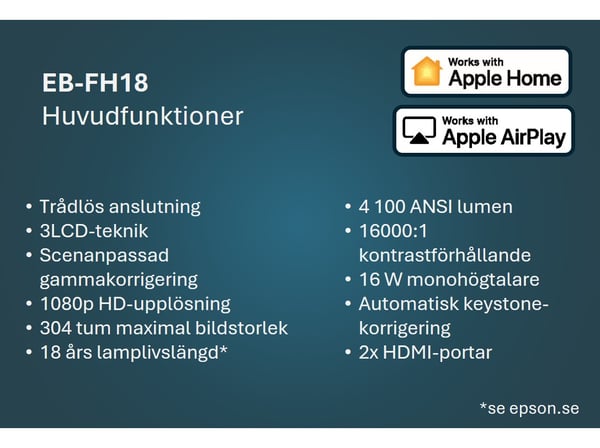 Epson EB-FH18