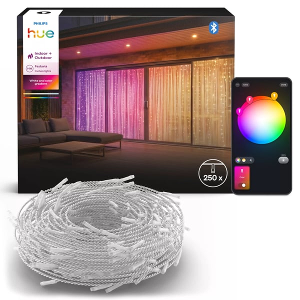 Philips Festavia lysgardin, 250 LED'er