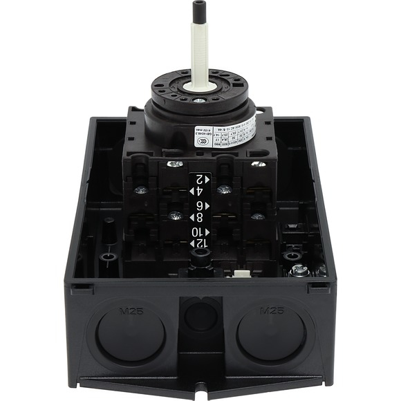 Eaton T3-3-8342/I2/SVB Vippekontakt 6P Rød, Hvid, Gul