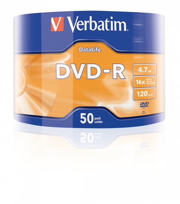 Verbatim 43791 tom DVD 4,7 GB DVD-R 50 stk