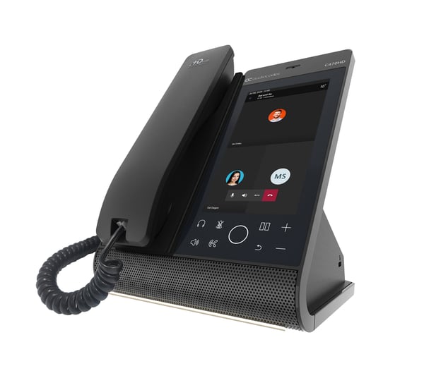 AudioCodes C470HD IP-telefoner Svart TFT Wi-Fi