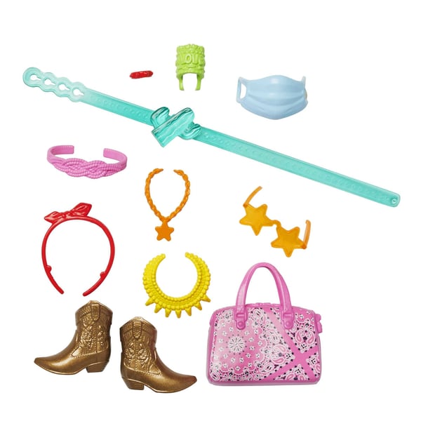 Barbie Fashionistas Barbie-tillbehör, temapaket för Barbie-dockor