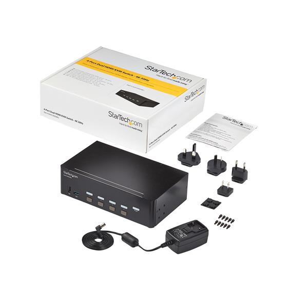 StarTech.com KVM-switch HDMI 4 portar - 4K 30 Hz