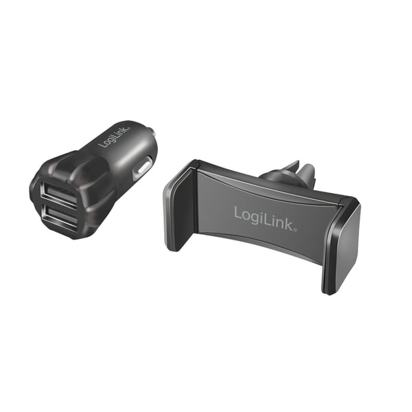 LogiLink PA0203 oplader til mobil enhed Strømbank, Smartphone, Tablet Sort Cigartænder Automatisk LogiLink PA0203 oplader til mobil enhed Strømbank, Smartphone, Tablet Sort Cigartænder Automatisk