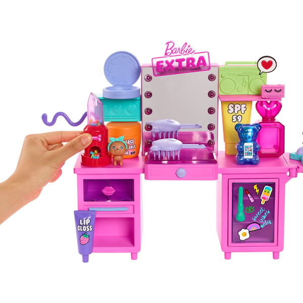 Barbie Extra Doll & Vanity Playset