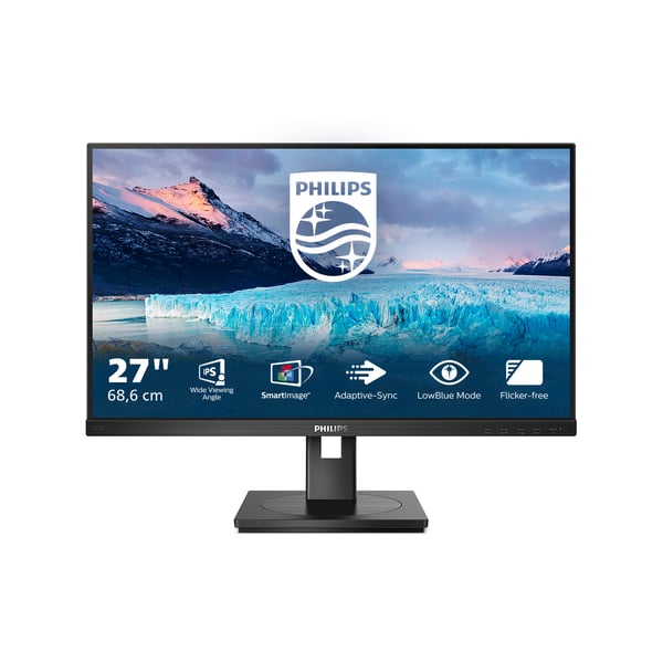 Philips 272S1M/00 platta pc-skärmar 68,6 cm (27") 1920 x 1080 pixlar Full HD LCD Svart