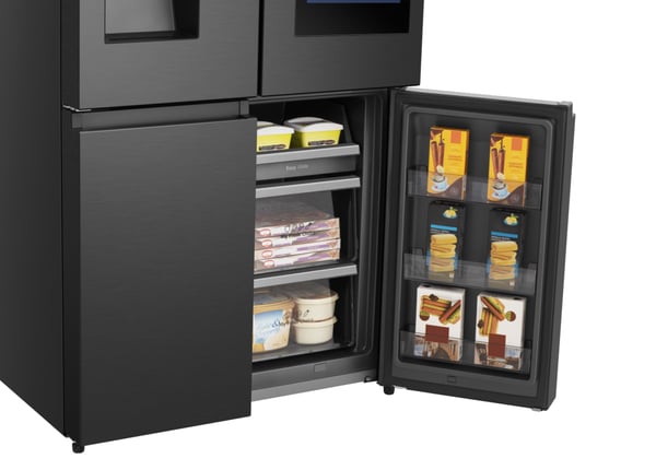 Hisense RQ760N4IFE Kombinerad kyl/frys side-by-side Fristående 577 l Svart