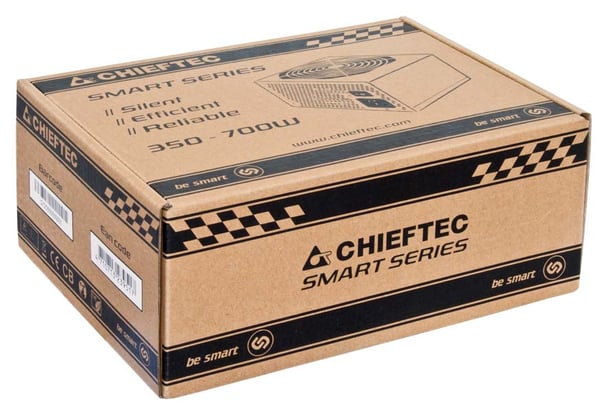 Chieftec Smart GPS-600A8 virtalähdeyksikkö 600 W 20+4 pin ATX ATX Musta