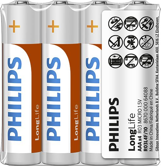 Philips LongLife Batteri R03L4F/10