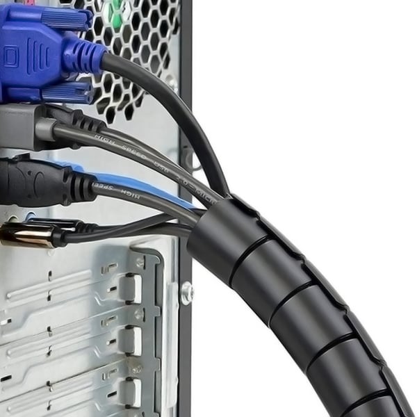 AISENS A151-0406 kabelbakke Sort