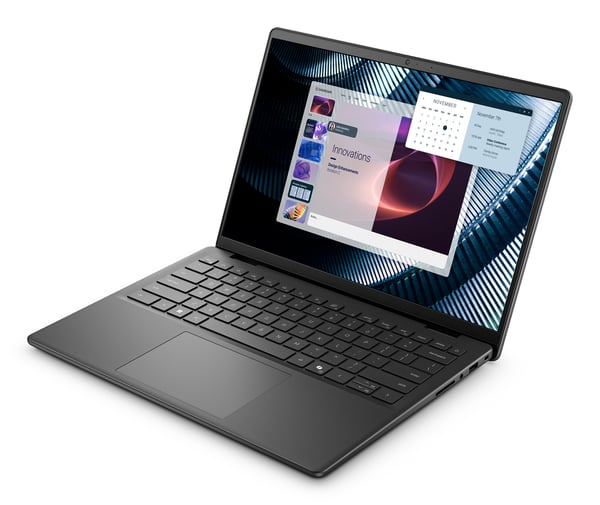 DELL Pro 14 Essential PV14250 Intel Core 7 150U Laptop 35,6 cm (14") Full HD+ 16 GB DDR5-SDRAM 1 TB SSD Wi-Fi 6 (802.11ax) Windows 11 Pro Tysk Sort