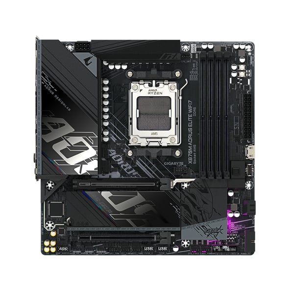 GIGABYTE X870M AORUS ELITE WIFI7 AMD X870 AM5-sockel micro ATX