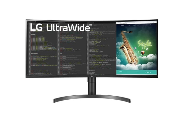 LG 35WN75CN-B computerskærm 88,9 cm (35") 3440 x 1440 pixel Quad HD LED Sort