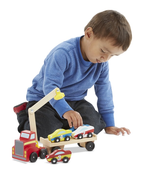 Melissa & Doug Magnetic Car Loader