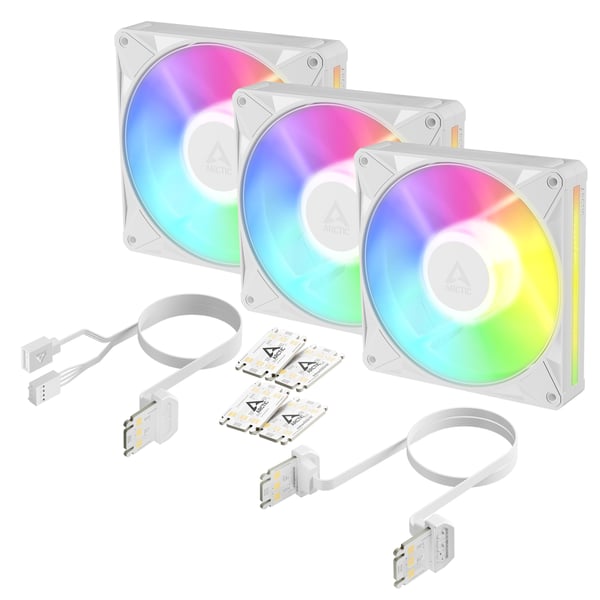 ARCTIC BioniX P14 A-RGB Datorväska Fan 14 cm Vit 3 styck ARCTIC BioniX P14 A-RGB Datorväska Fan 14 cm Vit 3 styck