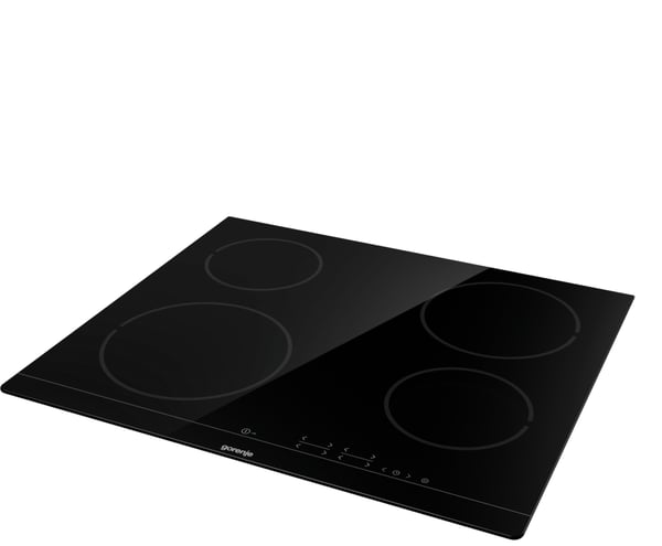 Gorenje ECT641BSC Musta Kiinteä 60 cm Keraaminen 4 alue(tta)