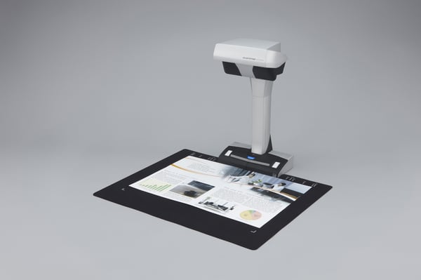 Ricoh ScanSnap SV600 Overhead scanner 285 x 218 dpi A3 Sort, Hvid