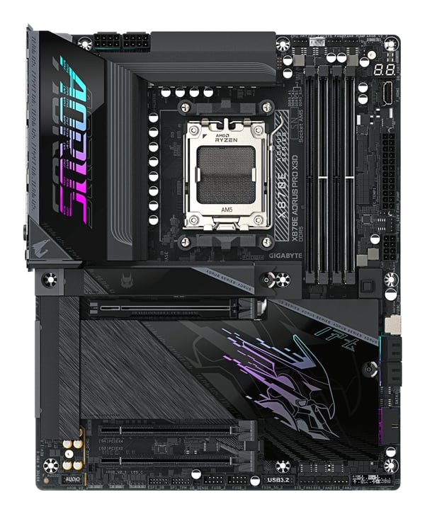 GIGABYTE X870E AORUS PRO X3D AMD X870E AM5-sockel ATX