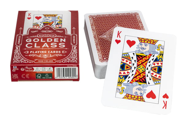 Tactic Golden Class kortspil 58 stk