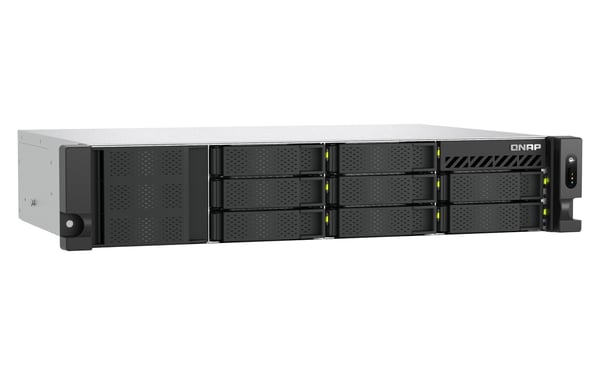 QNAP TS-H1065EU-RP Lagringsserver Rack (2U) 8 GB DDR5 0 TB QNAP QTS Svart