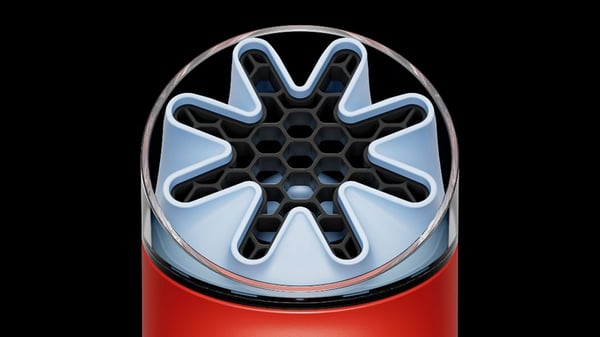 Dyson HushJet mini Rød